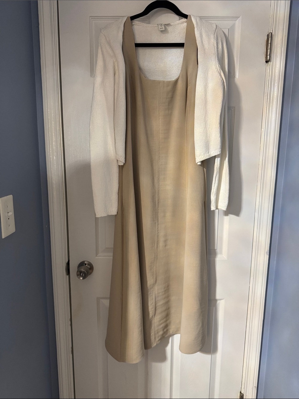 Joie midi dress and cardigan set